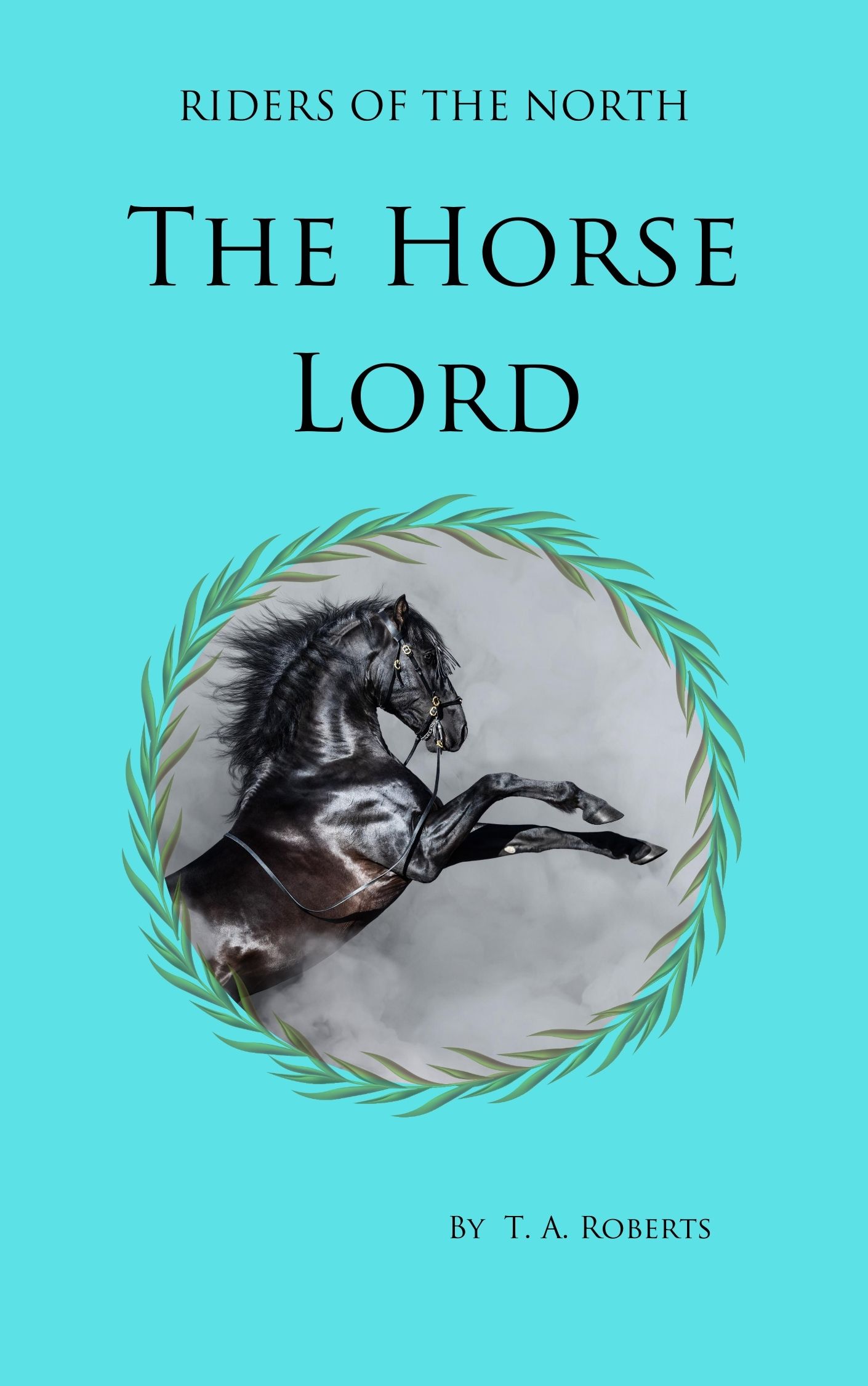 The Horse Lord Front Blue for E-readers Kindle